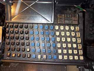 Linotype keyboard